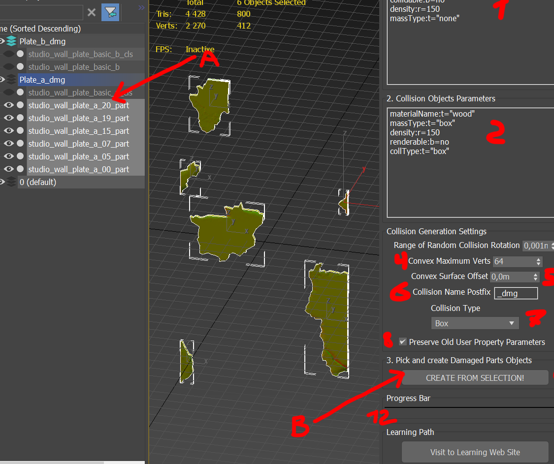 Damages Setup Tool