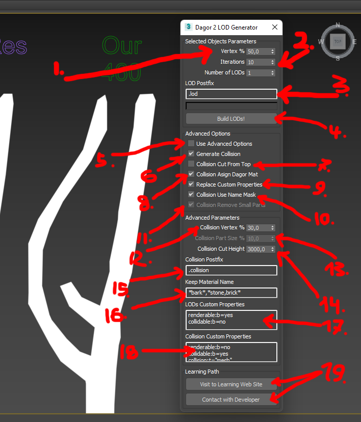 LODs and Collisions Generator