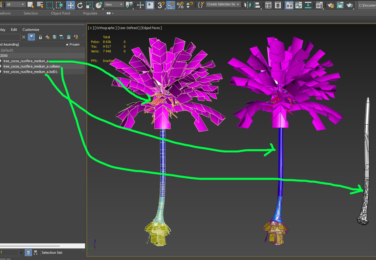 LODs and Collisions Generator