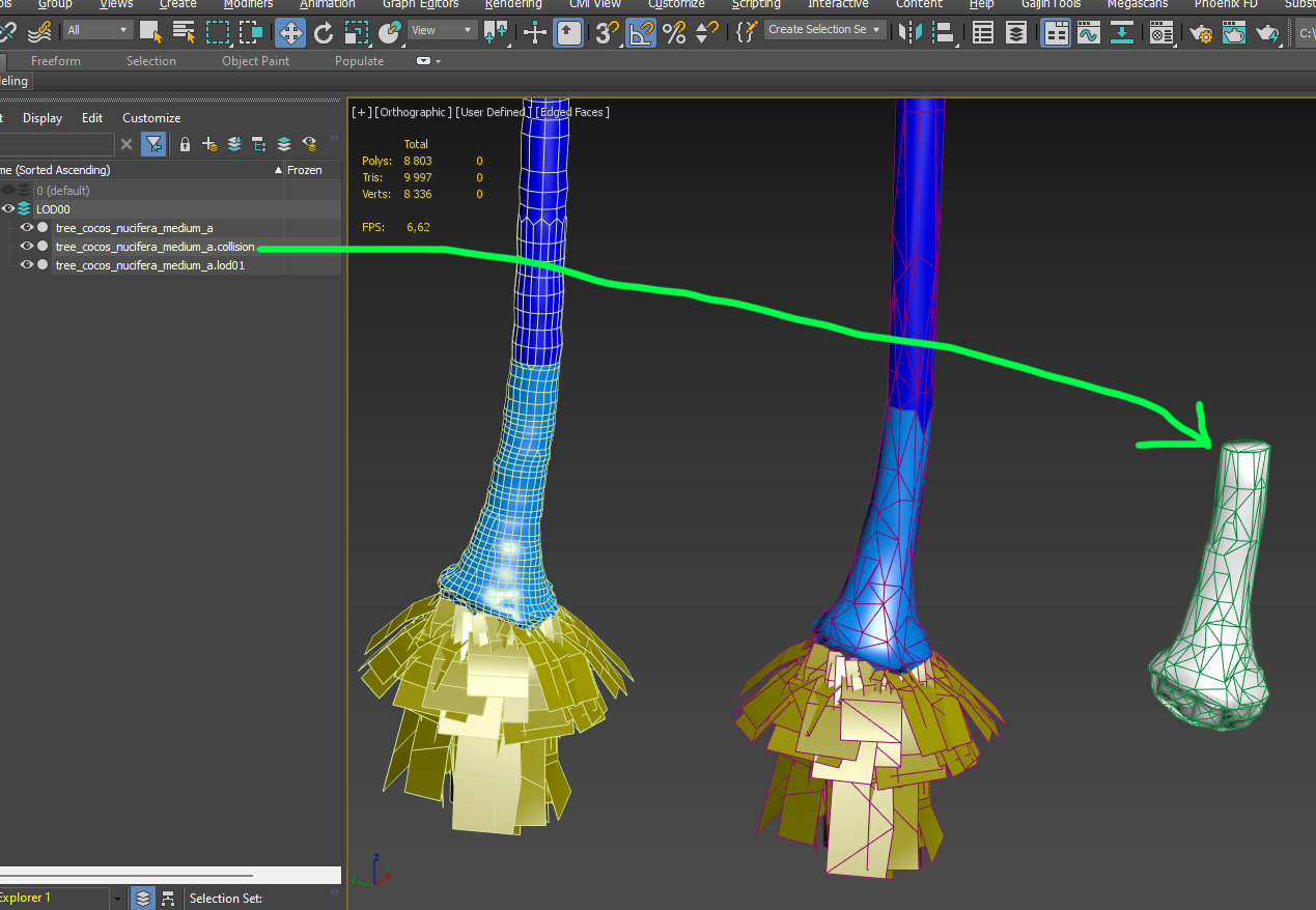 LODs and Collisions Generator