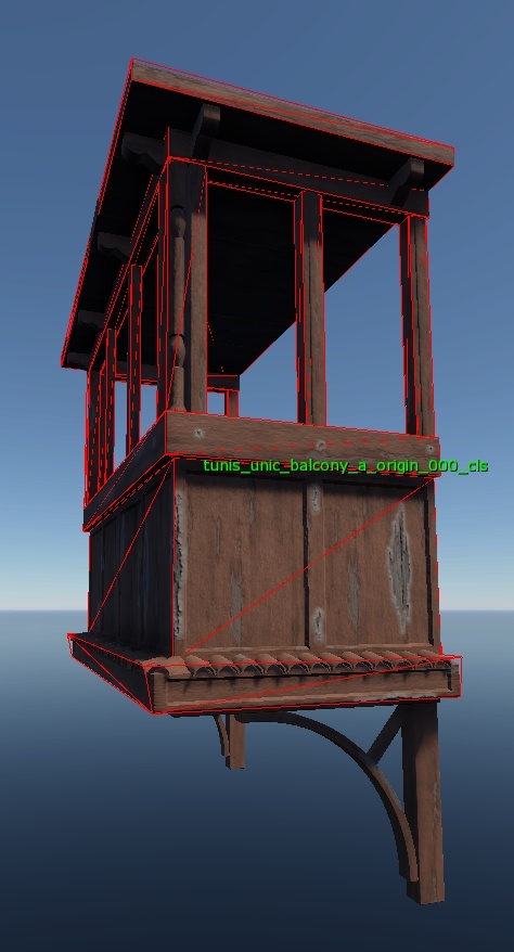 Beams under a ceiling are unlikely to be shot at
